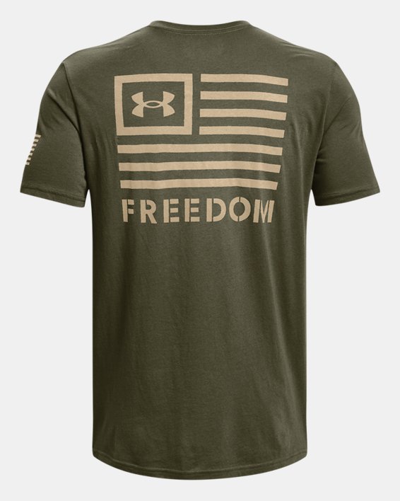 Men's UA Freedom Banner T-Shirt, Green, pdpMainDesktop image number 5
